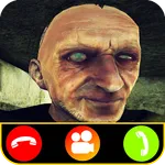 Evil Scary Grandpa Fake Chat icon