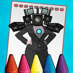 Camera Woman skibidi toilet icon