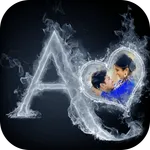 Smoke Text Photo Frames icon