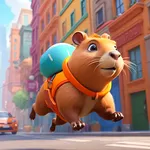 Capybara Runner 3D icon
