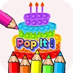 Pop It Fun Coloring Game icon