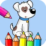 puppy dog coloring - games icon