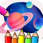 color planet space icon