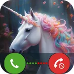 Unicorn Fake Video Call & Chat icon
