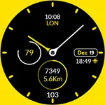 Clean Analog watch face icon