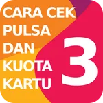 Cara cek pulsa dan kuota 3 icon