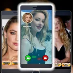 Amber Head Video call & Wallpa icon
