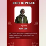Funeral Invitation Card Maker icon