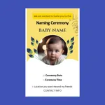 Naming Ceremony Invitation icon
