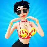 Stylish Bra Maker Fashion Art icon