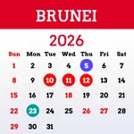 Brunei Calendar 2026 icon