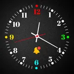 Neon Digital Clock Wallpaper icon