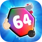 Make 64 - Merge Numbers Puzzle icon