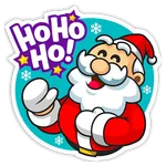 Funny Santa Claus Stickers WAS icon