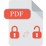Lock Unlock PDF icon