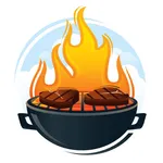 How to grill. How to BBQ icon