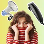 Air horn prank siren sounds icon