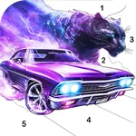 Cars, Transport Coloring Games icon