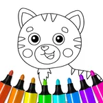 Coloring book icon