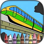 Coloring - Monorail Trains icon