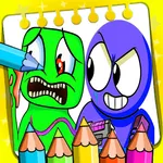 Garten of Rainbow coloring icon