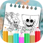 Huggy vs FNF Horror Coloring icon