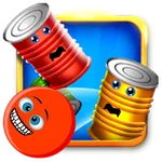 knock boxes,shoot moving boxes icon