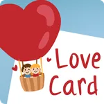 Romantic Card: create love e-c icon