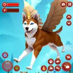 Magical Flying Dog Life Sim 3D icon