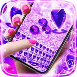 Purple Diamond Keyboard Theme icon