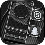 Dark Steel Texture Theme icon