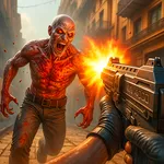 Zombie shooting survival games icon