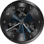 Black Metal HD Watch Face icon