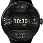 Daring Carbon HD Watch Face icon