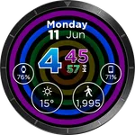 Hypnotic Rainbow Watch Face icon