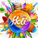 Holi Greeting Collection. icon