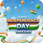 Independence day Greeting. icon