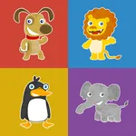 Animals memory game for kids icon