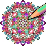 Color Motif Mandala icon