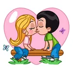 600+ Cute Couple Stickers icon