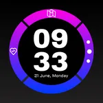 Neon Digital Night Clock icon