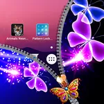 Butterfly Zipper Lock Screen icon