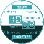 Neon Digital 108 Watch Face icon