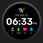 Pixel Simple Watch Face icon