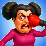 Crazy Aunty: Slap & Punch Game icon