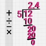 Long division calculator icon