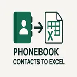 Phone Contacts to Excel icon