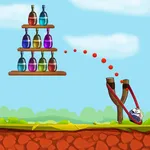 Bottle Shooting Slingshot Game icon