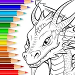 Dragon Coloring & Drawing Game icon