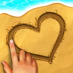 Sand Art Drawing Mind Relaxing icon